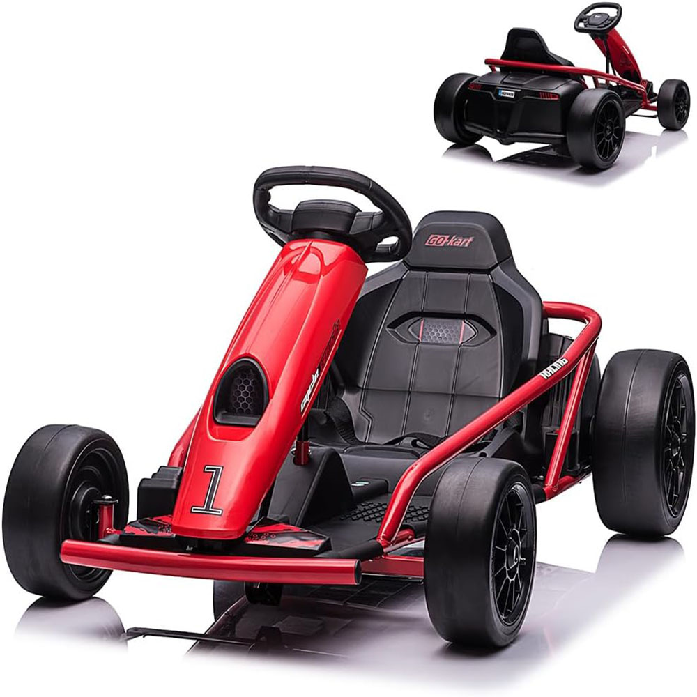 Kids Go Kart, 24V 9Ah Battery, Two 300W Motors, 8MPH Fast Drifting Hovering Car