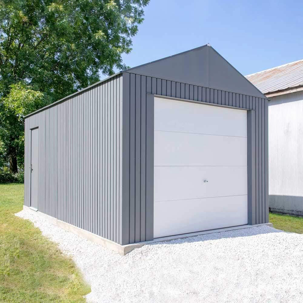 Sojag, Everest Galvalume Steel with Extra Tall Walls Garage Storage Building