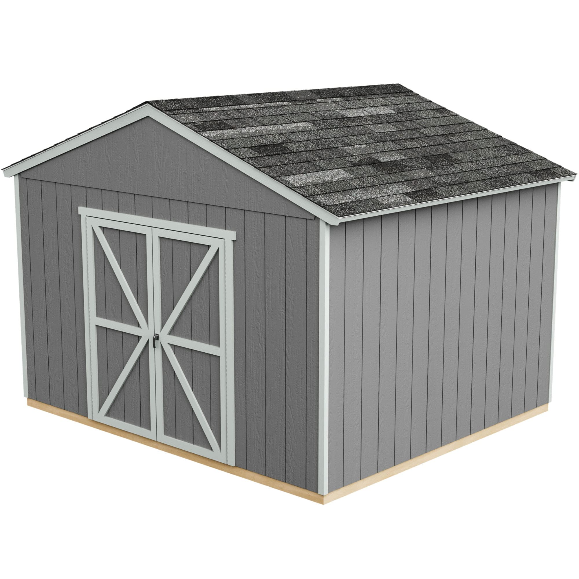 【Storage Shed】12x12 Do-It-Yourself Wooden Storage Shed with Floor