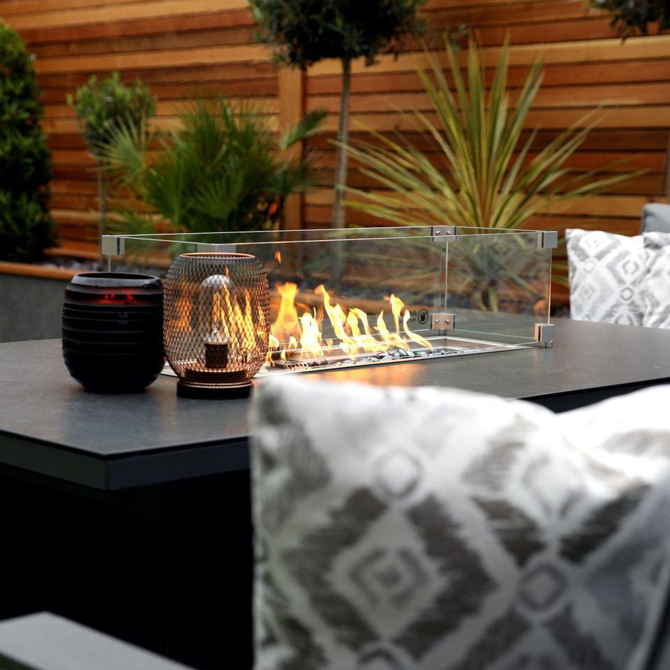 【Furniture】【BS】Monaco Luxury Large Grey Rattan Garden Sofa Set 10 Piece Semi Circle