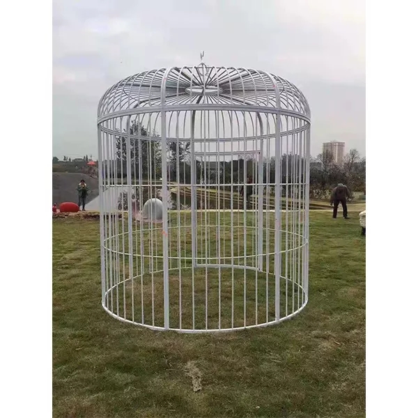 IRON DECORATIVE LARGE OUTDOOR BIRD CAGE