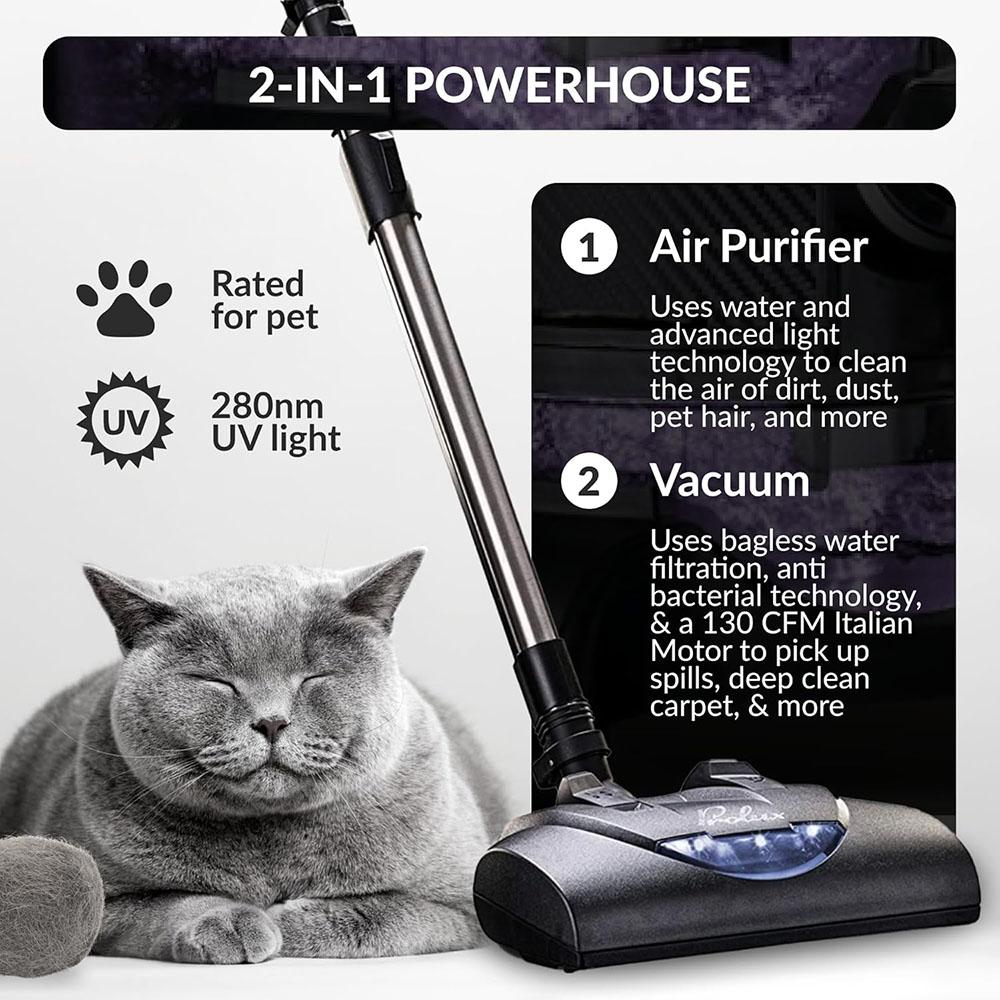 Prolux CTX Canister Vacuum & Air Purifier
