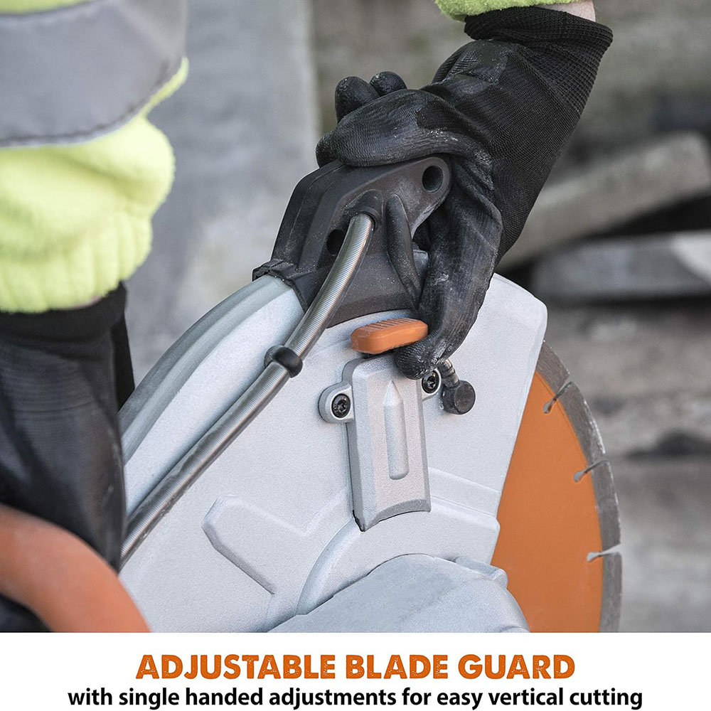 Evolution R12DCT 12-Inch Concrete Saw with Hydraulic Dust Extraction (aka Angle Grinder, Cut-Off Saw, Masonry Saw) Electric