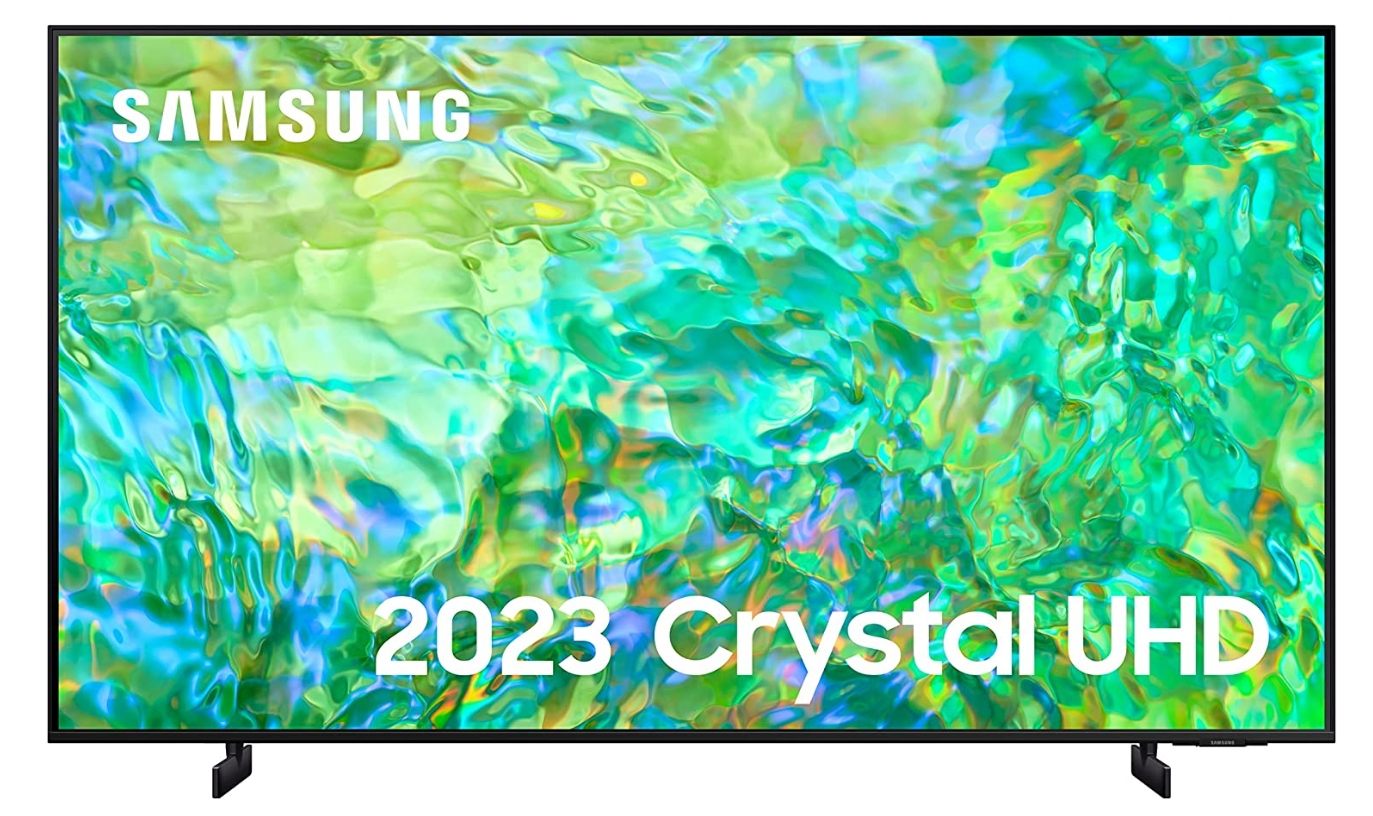 Samsung UE43CU8000 (2023) LED HDR 4K Ultra HD Smart TV, 43 inch with TVPlus, Black