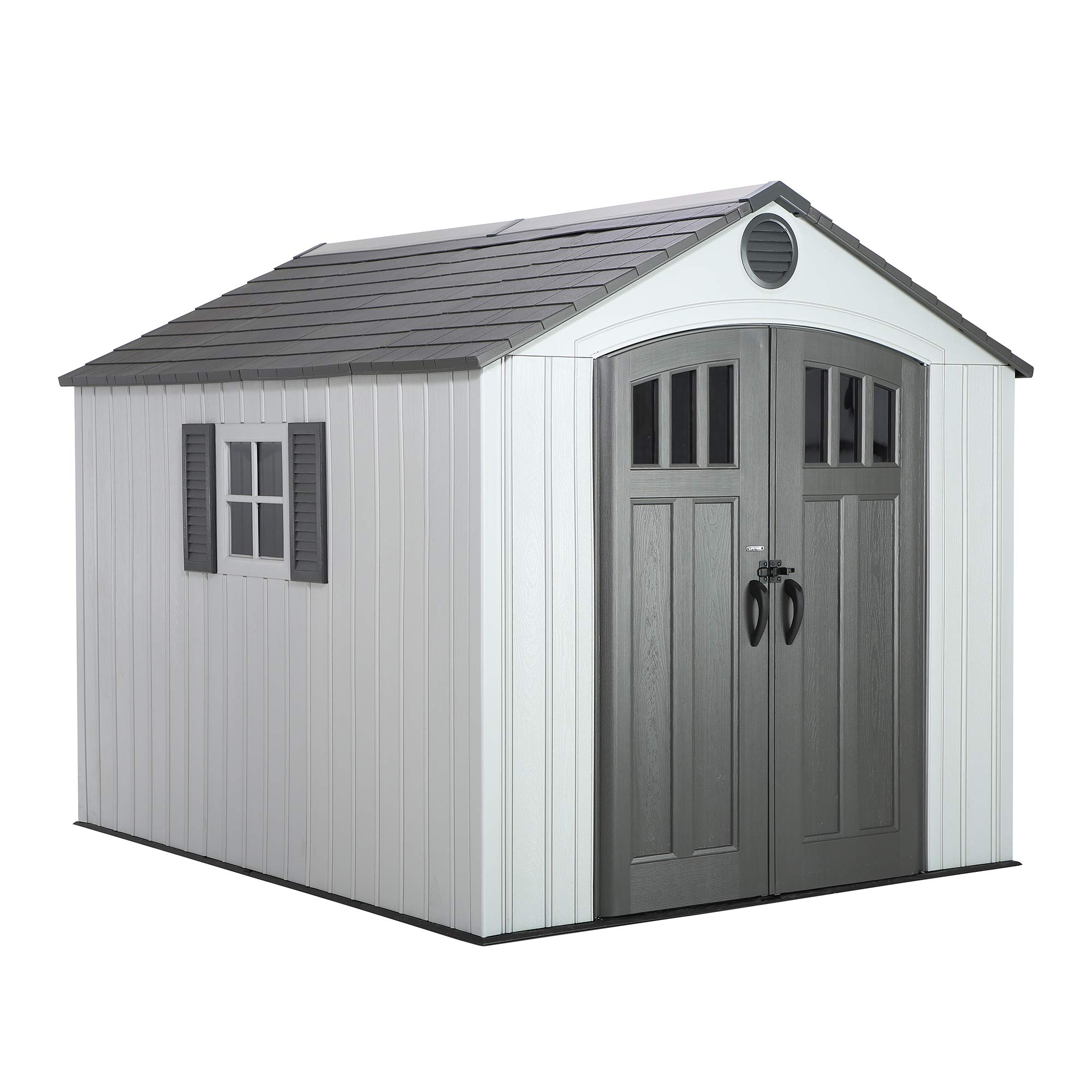 【Storage Shed】Lifetime 8x10 ft Outdoor Storage Shed