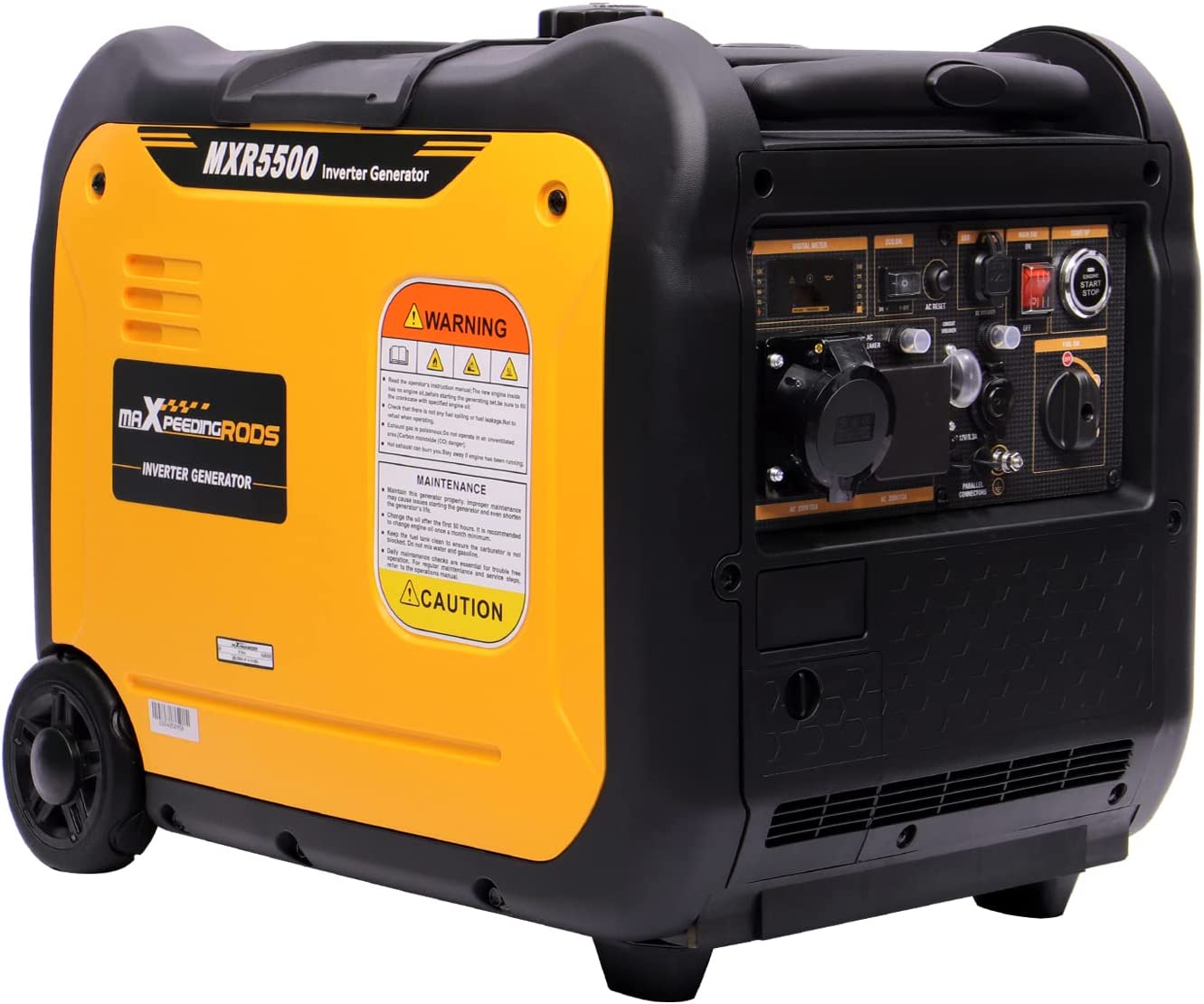 5500W Portable Inverter Generator Petrol Silent Pure Sine Wave Generator for Camping